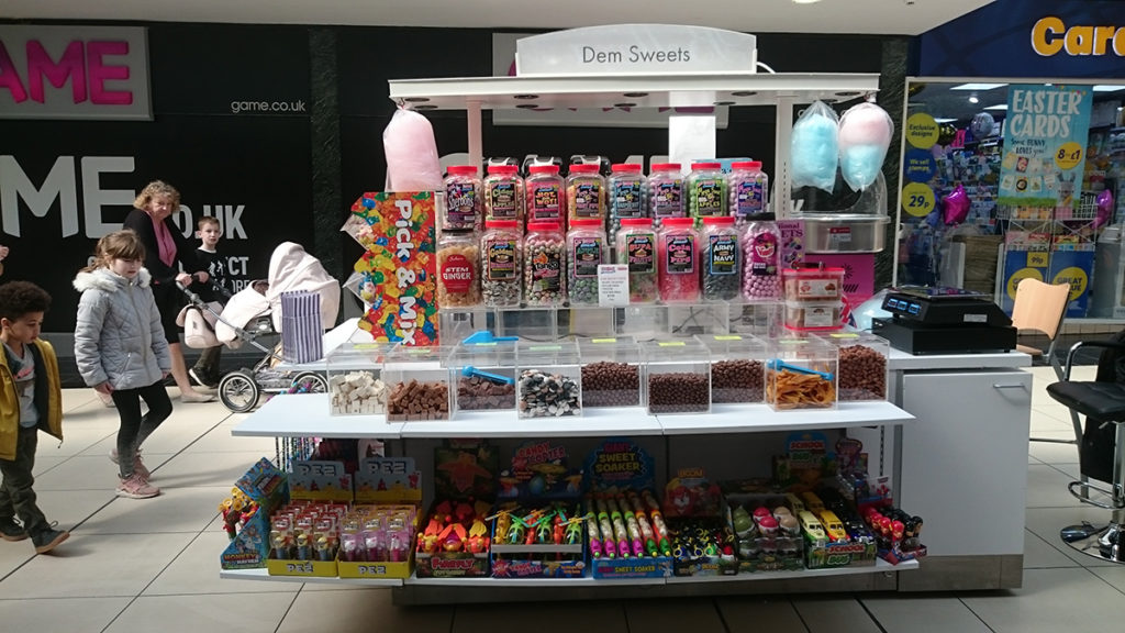 Retail Kiosk Dem Sweets sweets kiosk High Chelmer