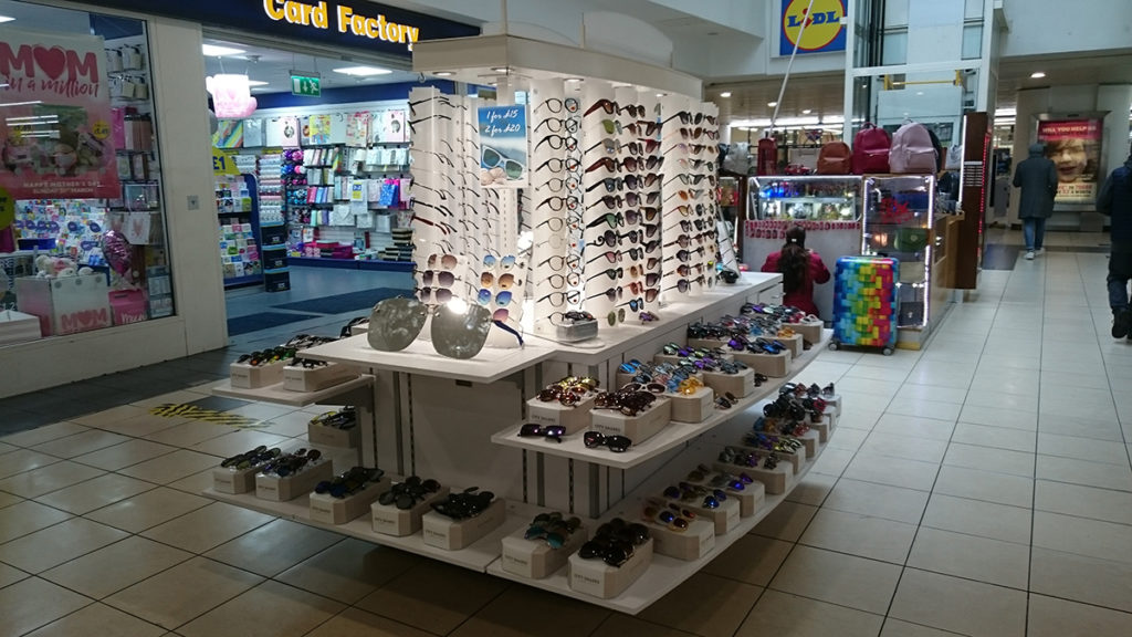 West 12 Shopping Centre Sunglasses Kiosk
