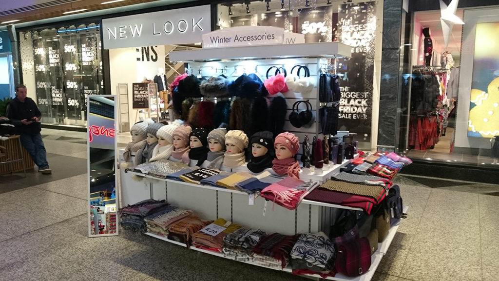 The Gyle Shopping Centre Winter Accessories 